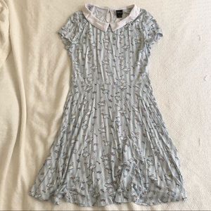 DISNEY Alice in Wonderland Teacup Striped Dress